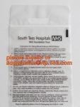 biohazard specimen Zip lockk bag with pocket, recycled custom printed ldpe 3