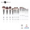 Buy cheap 14PCS Professional Quality Makeup Brush Set Shiny Silver Ferrule And Clear from wholesalers