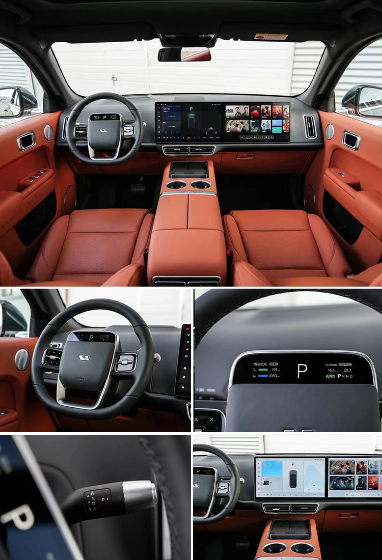 Automatic Li L7 2024 intelligent plug-in hybrid luxury large SUV with 360° rear camera