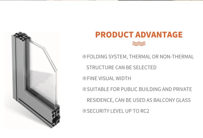 corner bi fold door,exterior bi fold door,soundproof bi-fold door,bi-fold aluminum door