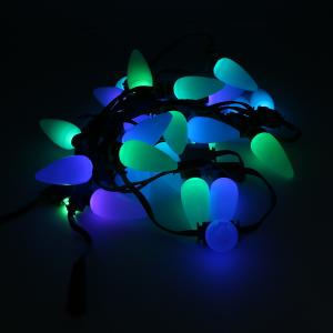 China PVC SMD5050 RGB String Lights Frosted Bulb Style 16 Bit Mini LED String Lights on sale
