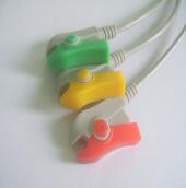 Durable NEC 3 Lead Ecg Cable 16 Pin With Accurate Measurement Insulated Type