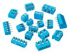 301R PCB Spring Electrical Terminal Block Connectors Different Housing Color
