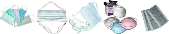 3 Ply Blue surgical mask with earloop