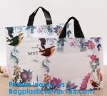 100% Biodegradable And Compostable Soft Loop Handle Plastic Bag For Clothing
