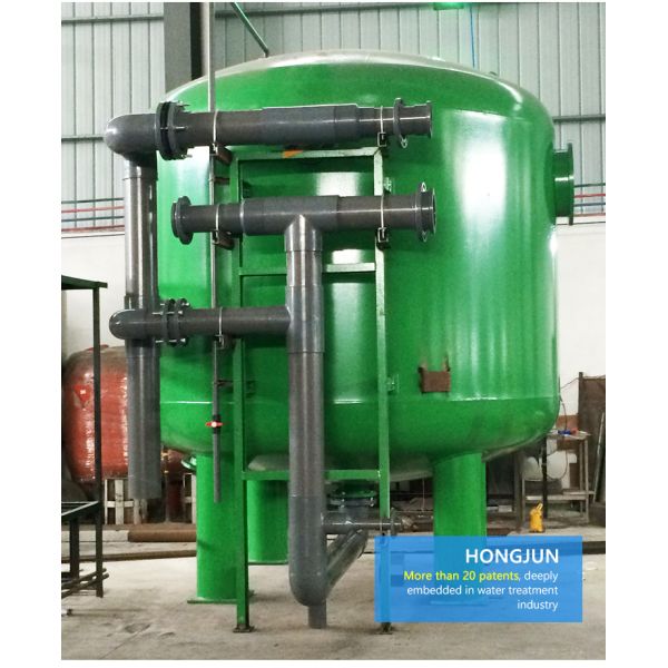 500-100000 L/H Industrial Sand Filter , Pressure Sand Filters For Water Treatment