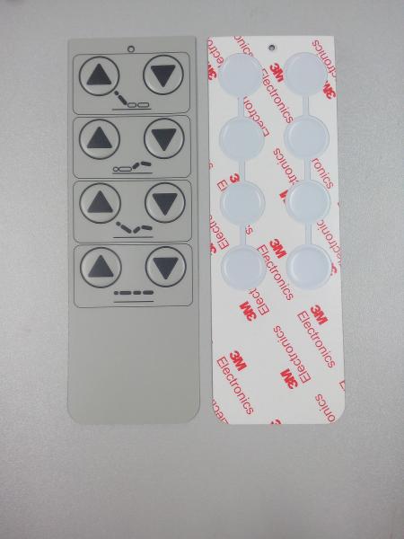 Quality Gloss Embedded Button Tactile Membrane Switch And Panel , Eco-Friendly for sale