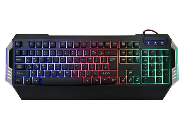 Quality Gk501 Low Profile Gaming Computer Keyboard Rainbow Backlit 104 Keys Oem / Odm Available for sale