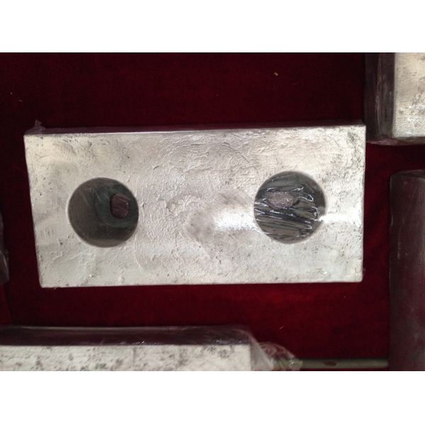 Weld-On Zinc Anode for cathodic protection system project in Marine