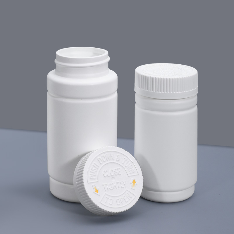 Thicken 60ml-225ml White Hdpe Plastic Pill Bottles with Screw Cap and Tamper Lid