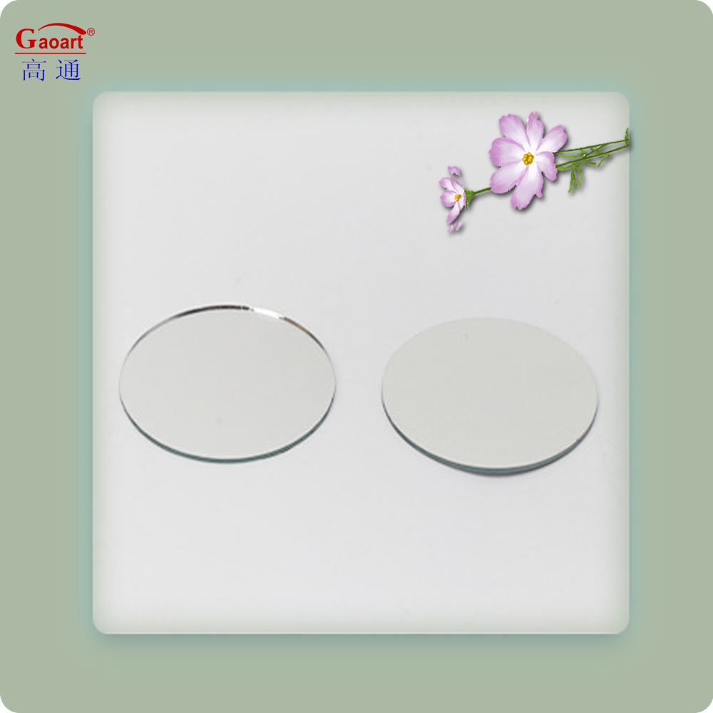 Modern Style Wall Mirror Frameless Full Length for Bathroom Two-Way Square Home Decor