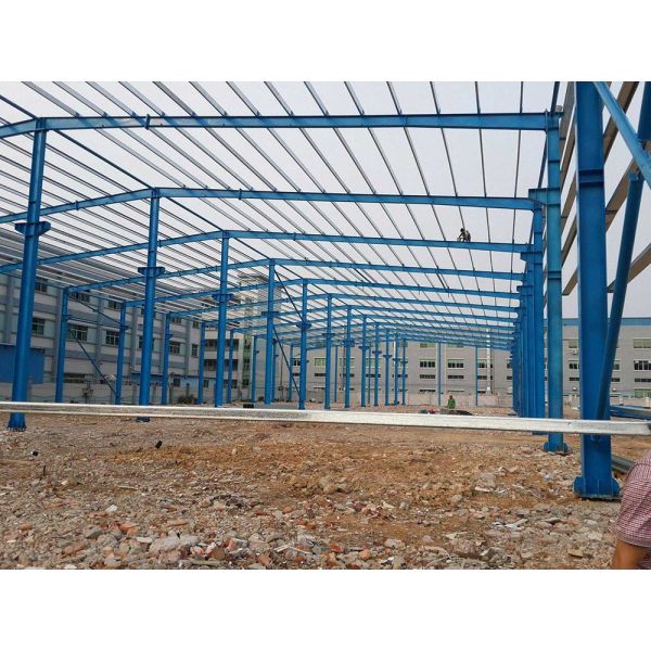 Prebuilt Q235 Q345 JIS Galvanized Warehouse Steel Structure