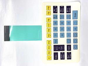 China LED Embeded Backlight Matrix FFC Embossed Membrane Switch With Errows wholesale