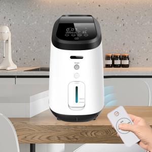 China Silent And Wireless Controlled Large Screen LCD Display Portable 9L Hospital Grade High-Efficiency Oxygen Concentrator wholesale