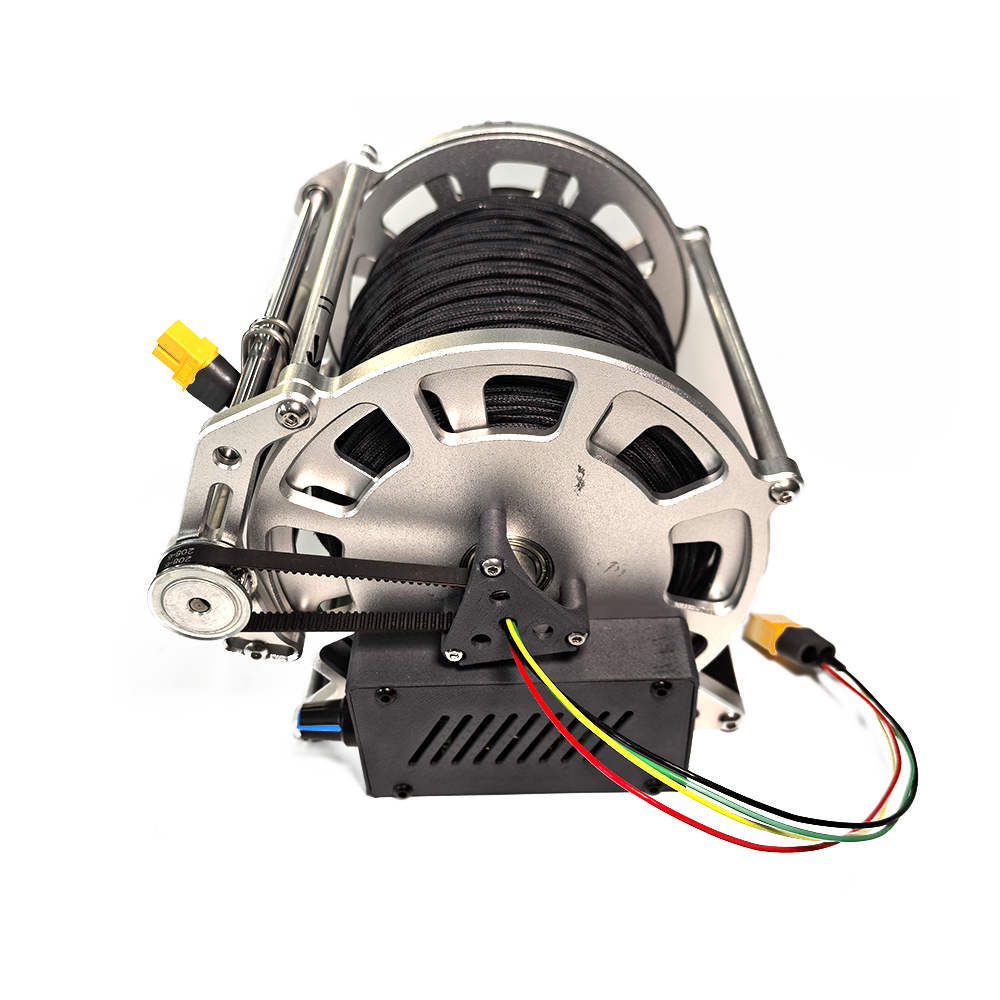 High Performance Drone Winch System Drone Tether Winches Safety Increased Operational Efficiency