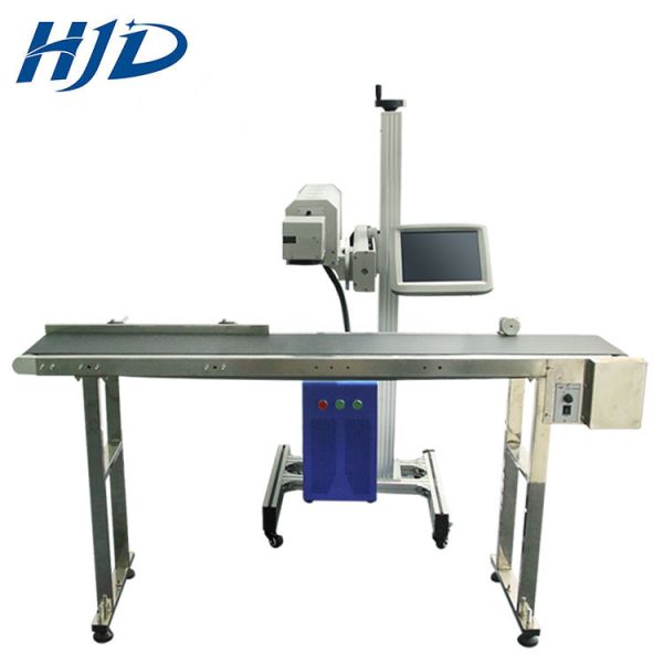 High Efficiency Laser Printing Machine With High Speed Vibrator And Conveyor