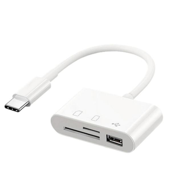 Macbook USB C SD Card Reader SD Card Adapter Memory Card Reader With SD MicroSD