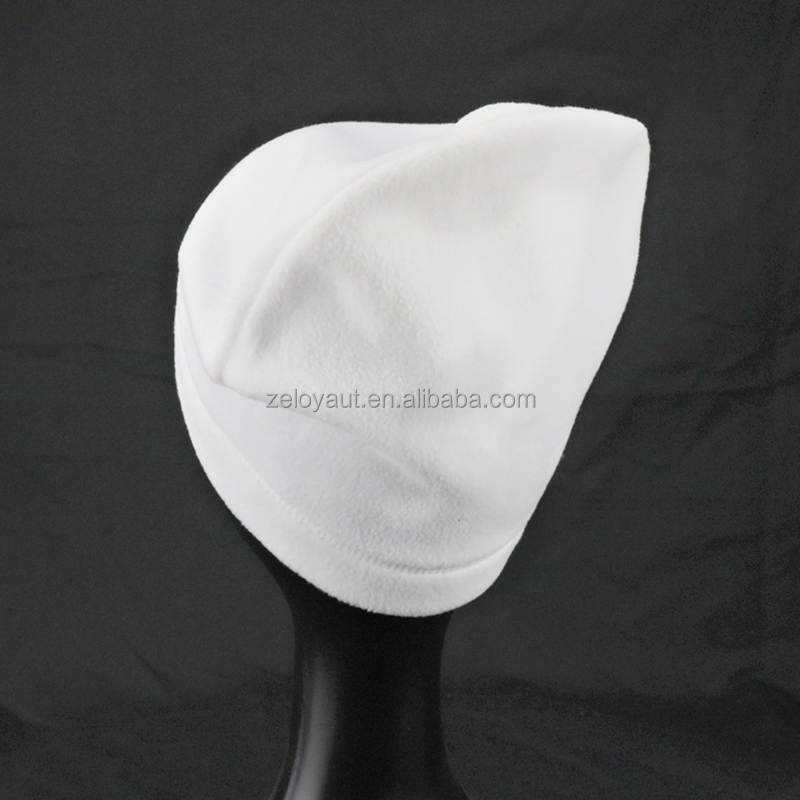 ZELOYAUT Wholesale Cute White Sublimation Blanks Hats Personalized Sublimation Blank 100% Polyester 70g Pure White Hat