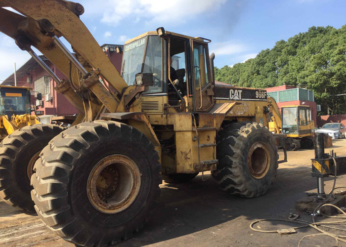 Front Discharge Used CAT Wheel Loader 966F2 Original Made In Japan