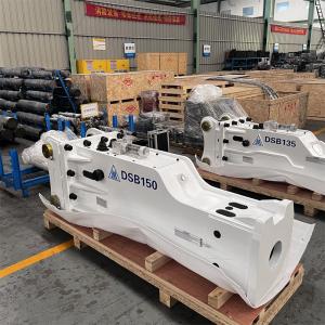 100mm Wide Chisel Hydraulic Rock Breaker Box Type For 15 Ton Mini Excavator