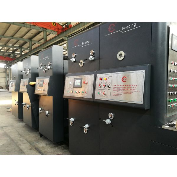 Automatic Computerised Printing Machine 4 Color Flexo Printing For Carton