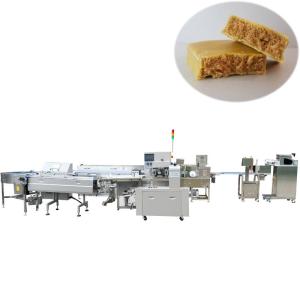 China Full automatic small chocolate protein bar fruit bar date bar machine with packing machine wholesale