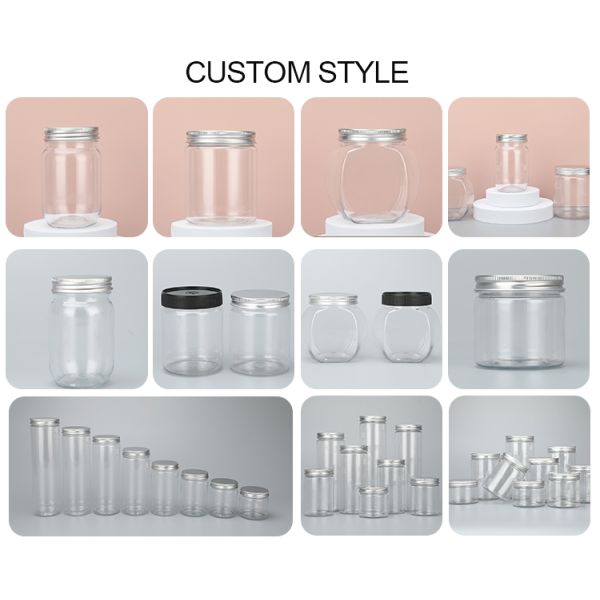 60ml 80ml Plastic Jar For Food Or Candy