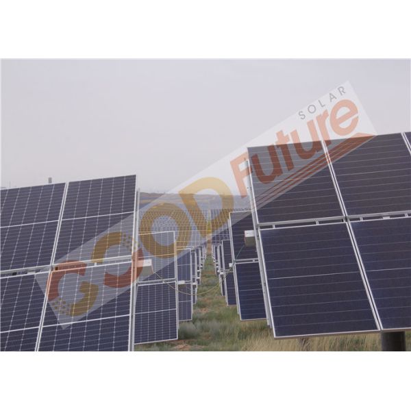 Solar PV Ground Mounting System Sun Tracking Solar Panel Mount