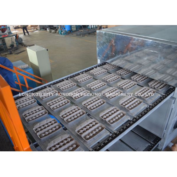 Low Consumption Egg Carton Machine / Pulp Egg Tray Molding Machine