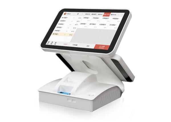 Quality 12" All in One Dual Screen Android POS System with Thermal Printer Free Software for sale