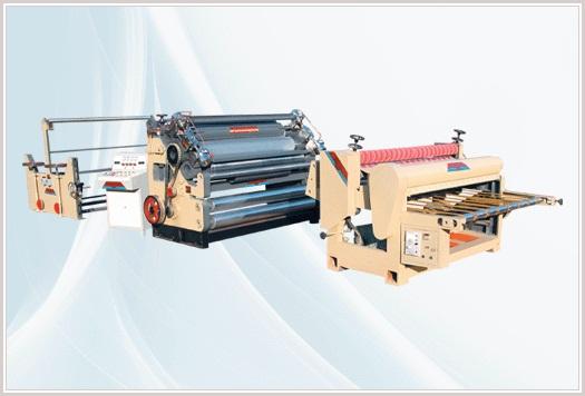 Quality Single Facer Corrugating Line, Mill Roll Stand + Single Facer + Rotary Cutter for sale