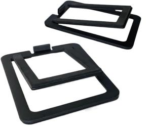 Small Speakers Tabletop Steel Computer Speaker Stands with Customized Instruction