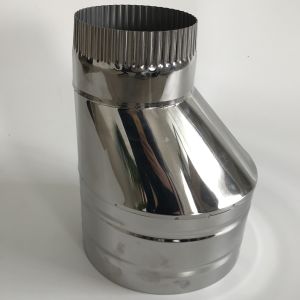 Vertical Insulated Stove Pipe , Stainless Steel Insulated Stove Pipe Negative