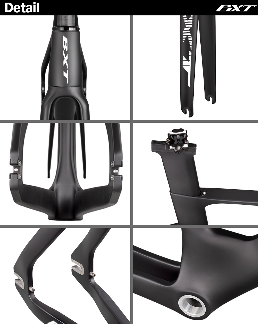 EPS Technology Carbon TT Frame 700C Racing Track Aero Road Bike Frameset