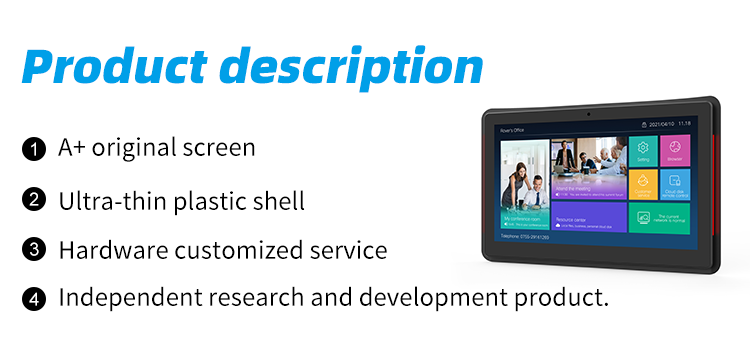 13.3 Inch Android Meeting Room Tablet with POE and Quad Core CPU