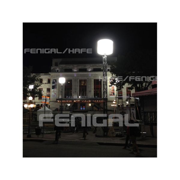 Construction 2000w Moon Balloon Light For Large Area Illumination