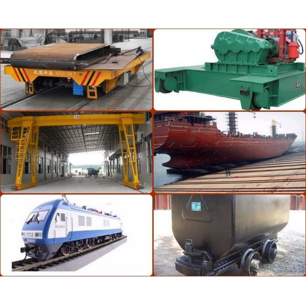 Customized single double flange casting wear-resisting train wheel