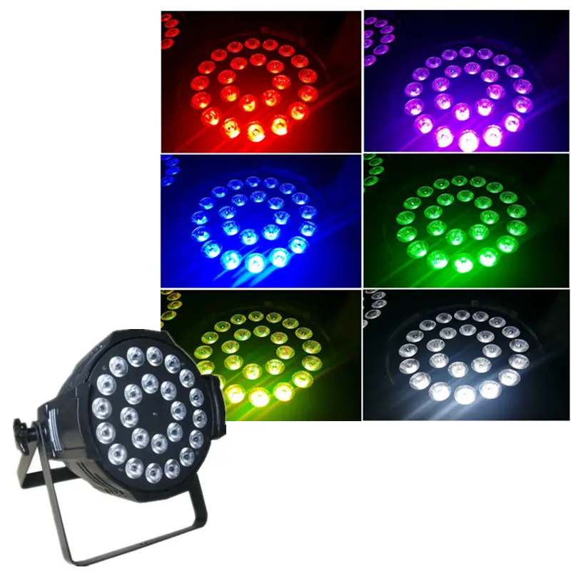 Stage Event 6in1 LED Par Waterproof Light With 24pcs Dyed Lights