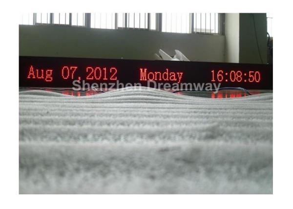 Quality Waterproof Programmable LED Moving Message Display 10mm , 1920mm × 320mm for sale