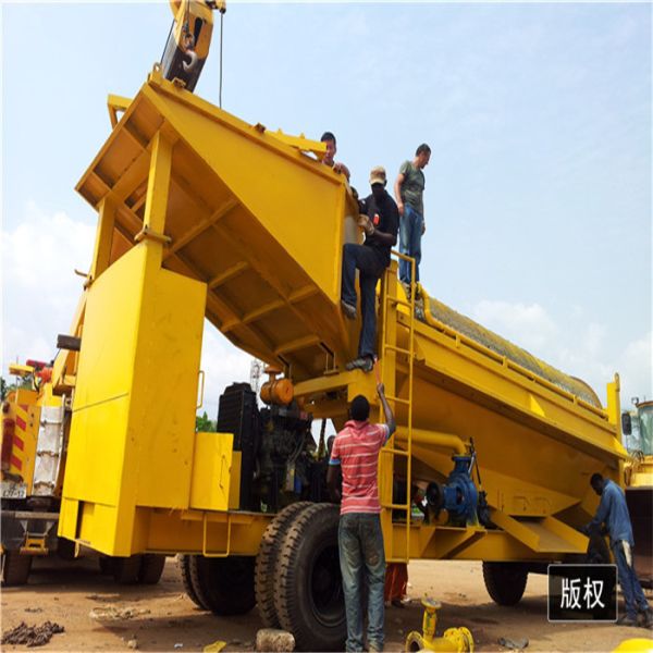 small rotary sand screening machine gold washing/mining plant