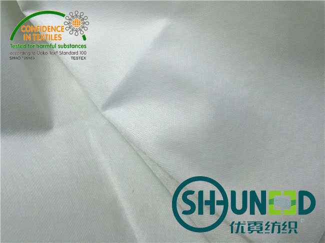 Light Weight Nylon Fusible Interlining Fabric Adhensive Charcoal