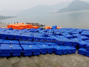 China floaing pontoon cubes floating pontoons jet ski floating cubes PE Floating platform wholesale
