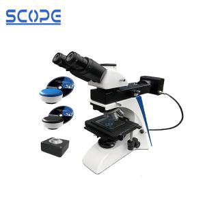 China Upright Digital Optical Metallurgical Microscope With Camera Trinocular wholesale