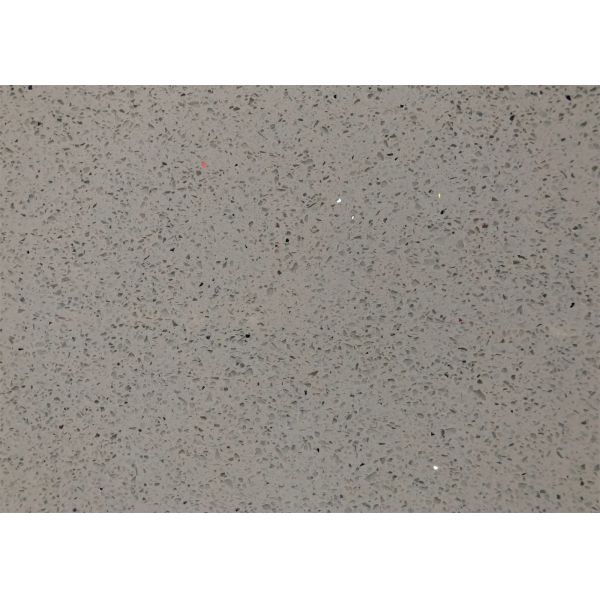 Glass Grey High Hardness Grey Countertops Quartz Environmental Friendly Building Materials