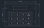Industrial Usb Numeric Keypad With Display , Self Service Terminal Keyboard With
