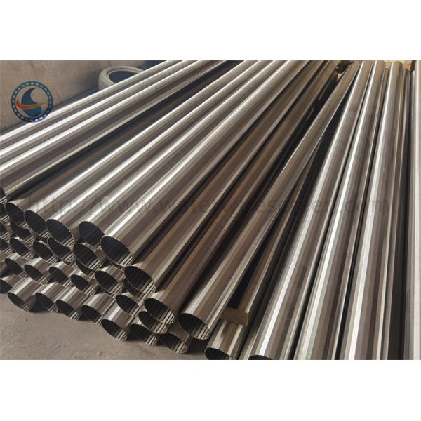 Stainless Wire Wraps 4 Inch Well Screen Filter Pipes Reduce Energy Consumption