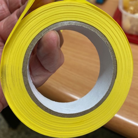 Colorful Plastic Binding Tape Pvc Marking Narrow Plastic Distinguish Film Band