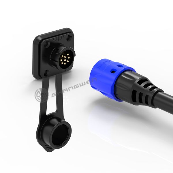 Stable M19 Connector Plug Multiple 2 Pin Female Connector Small Size