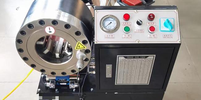 Hydraulic 3 Inch 6-76mm 4 Layers Hose Big Size Industrial Braided Hose Crimping Machine 3kw Compact Structure