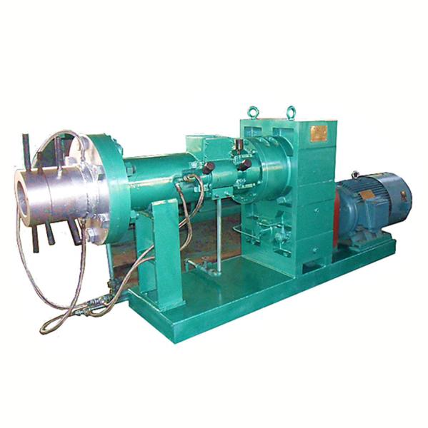 Quality Hot Feeding Rubber Extruder Machine Single Screw for sale